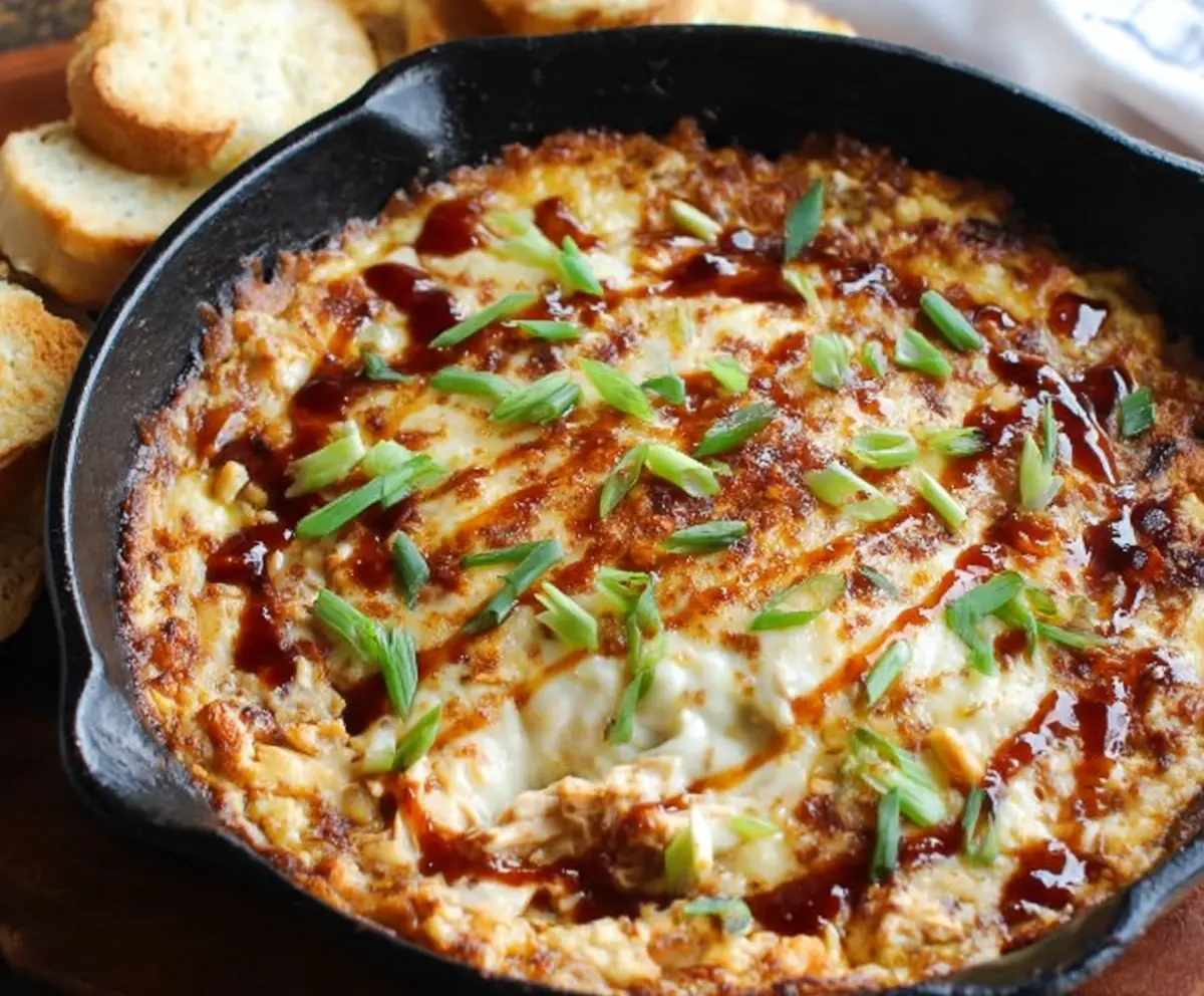 Easy Smokey BBQ Chicken Dip