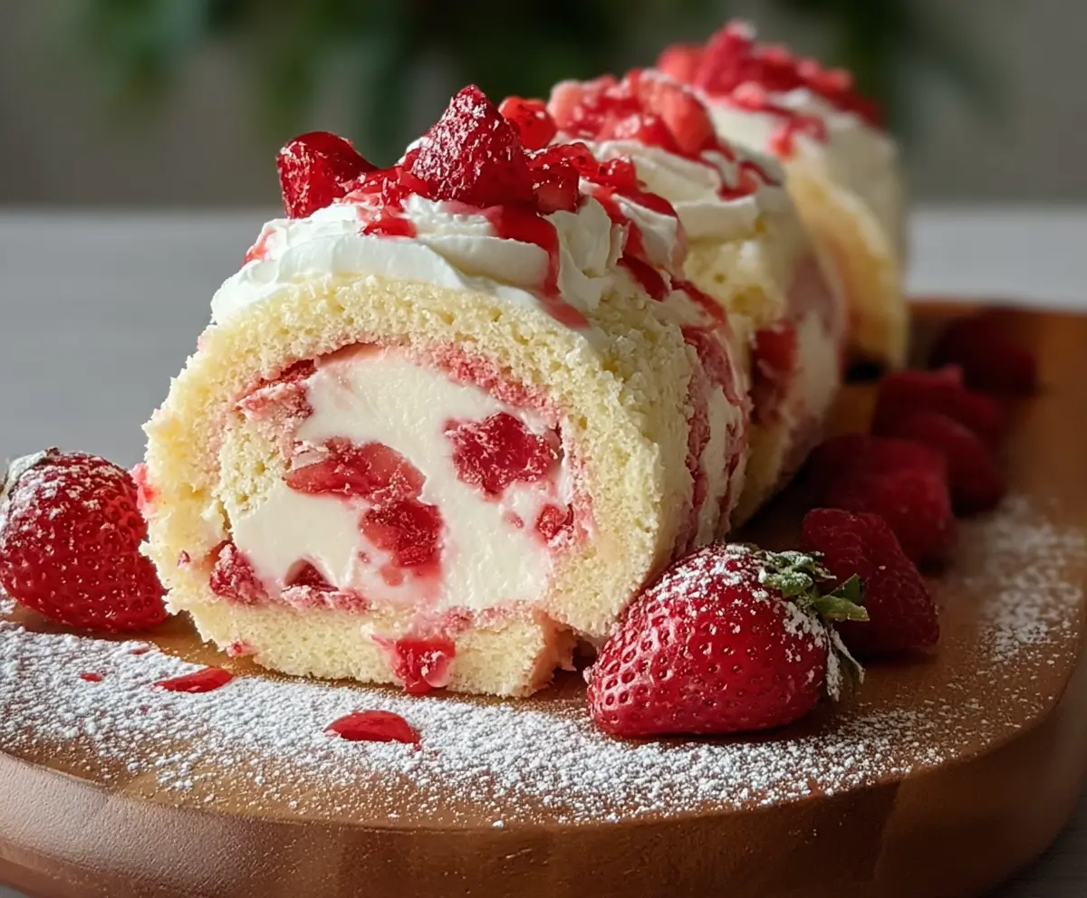 Strawberry Cheesecake Rolls Recipe