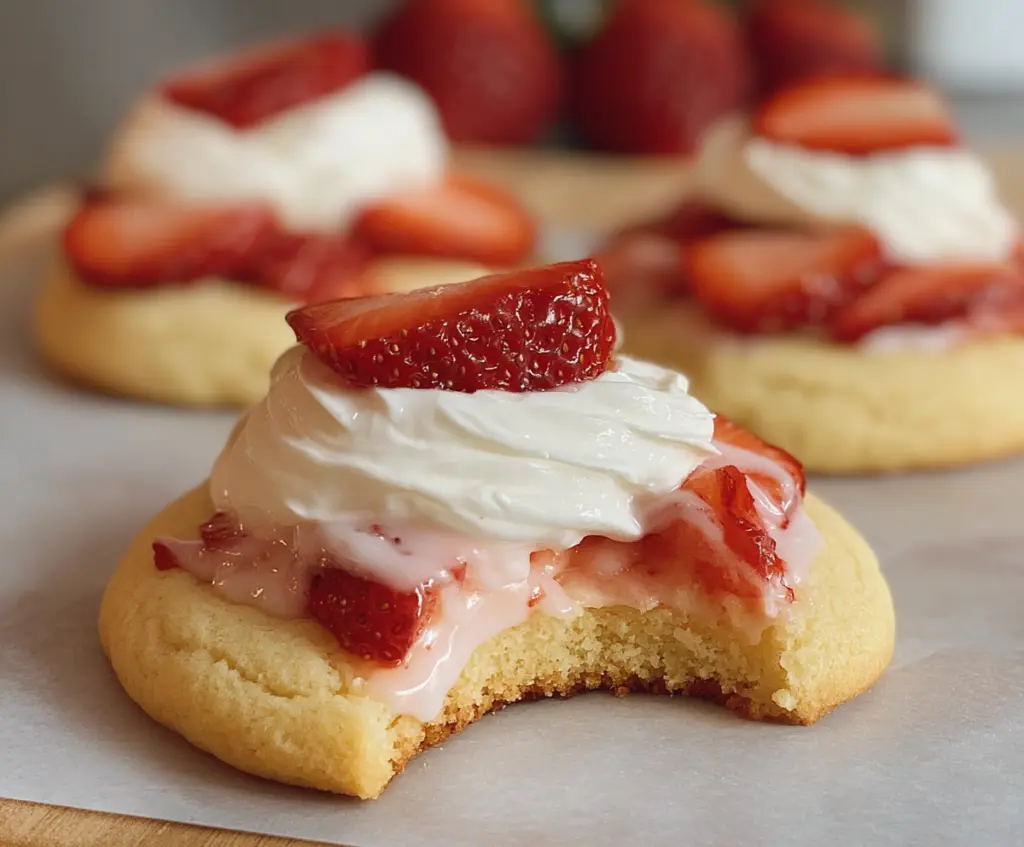 Strawberry Shortcake Cookies