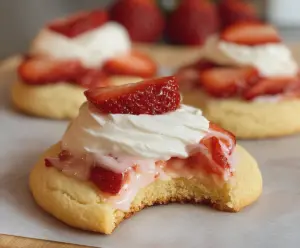 Strawberry Shortcake Cookies