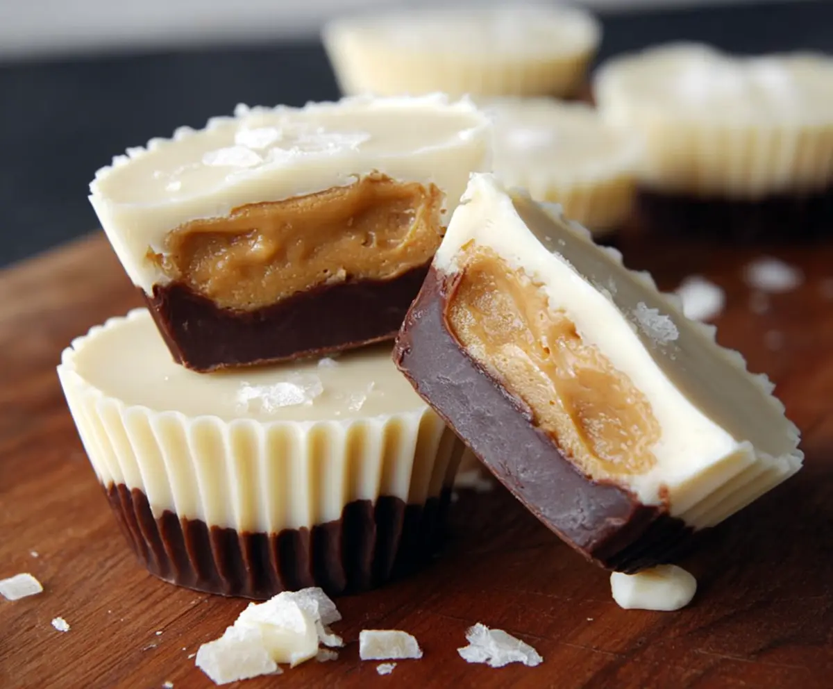 Easy White Chocolate Peanut Butter Cups