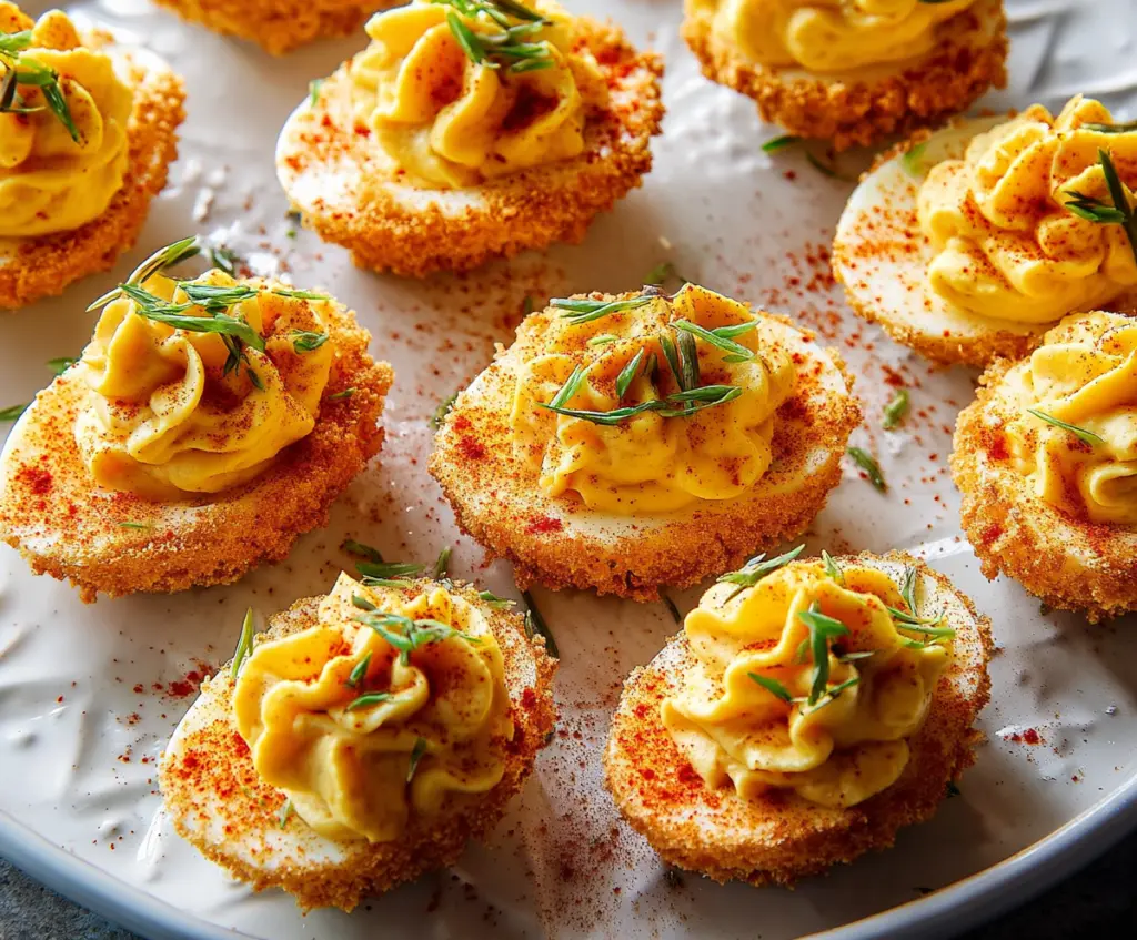 Air Fryer Deviled Eggs