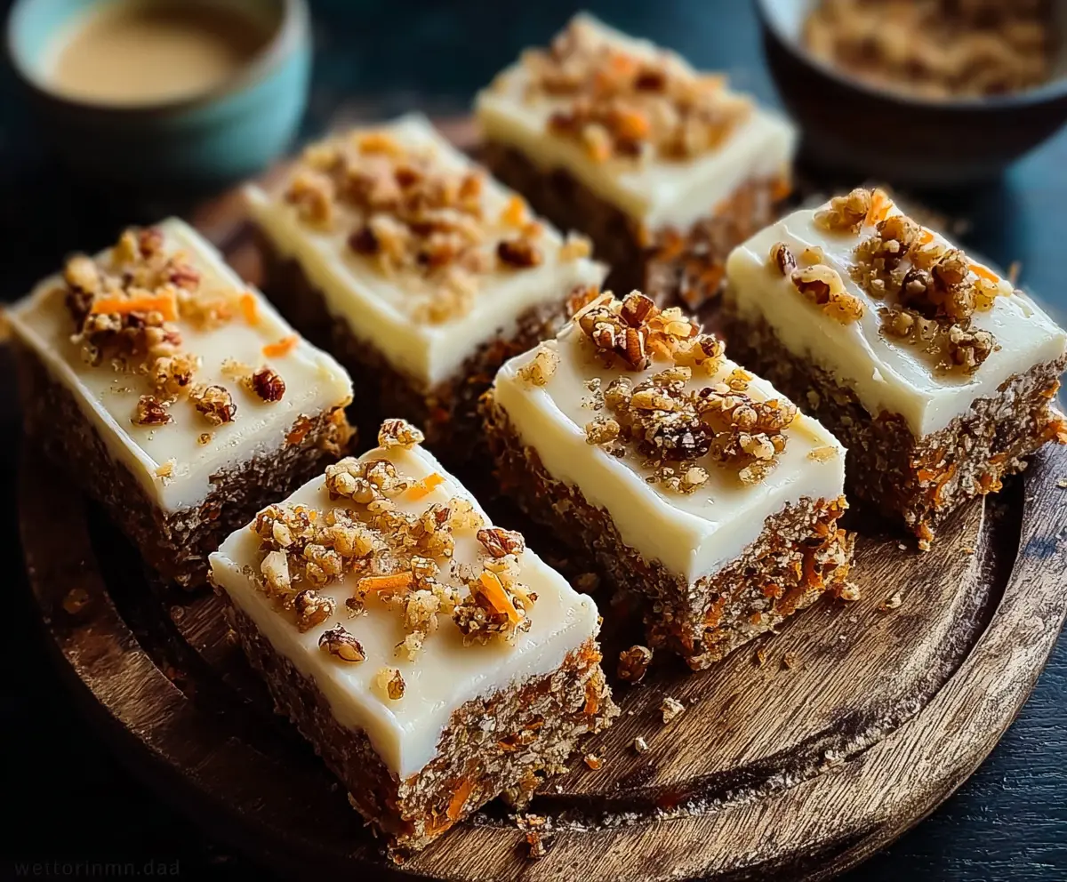 Easy Carrot Cake Bars Recipe