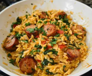 Chicken Sausage Orzo