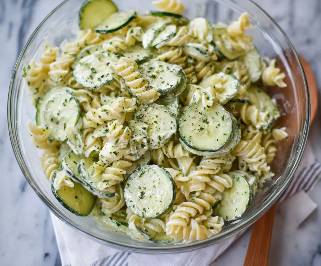 Cucumber Pasta Salad