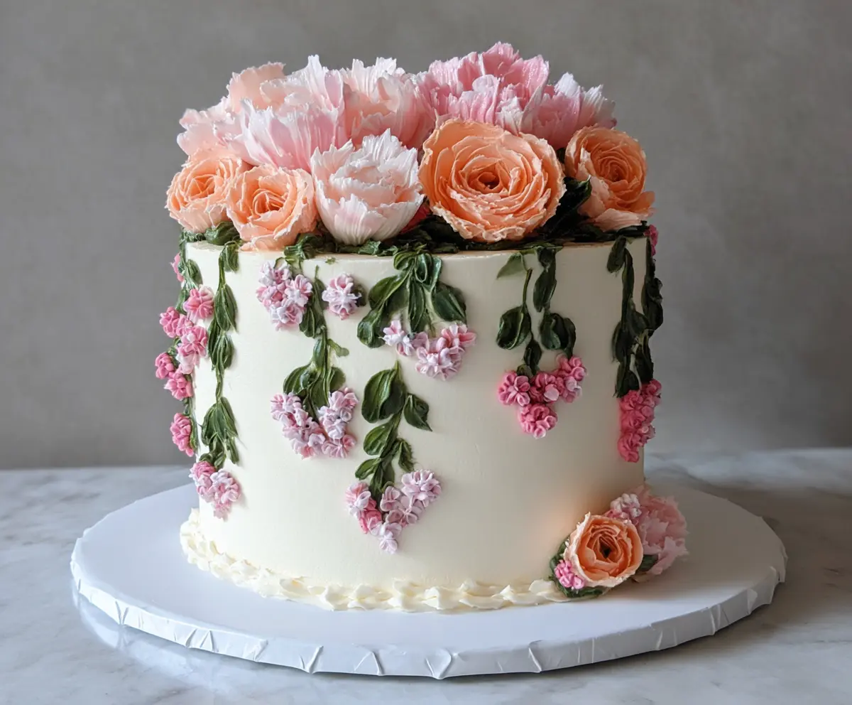 Beautiful Floral Cake Recipe