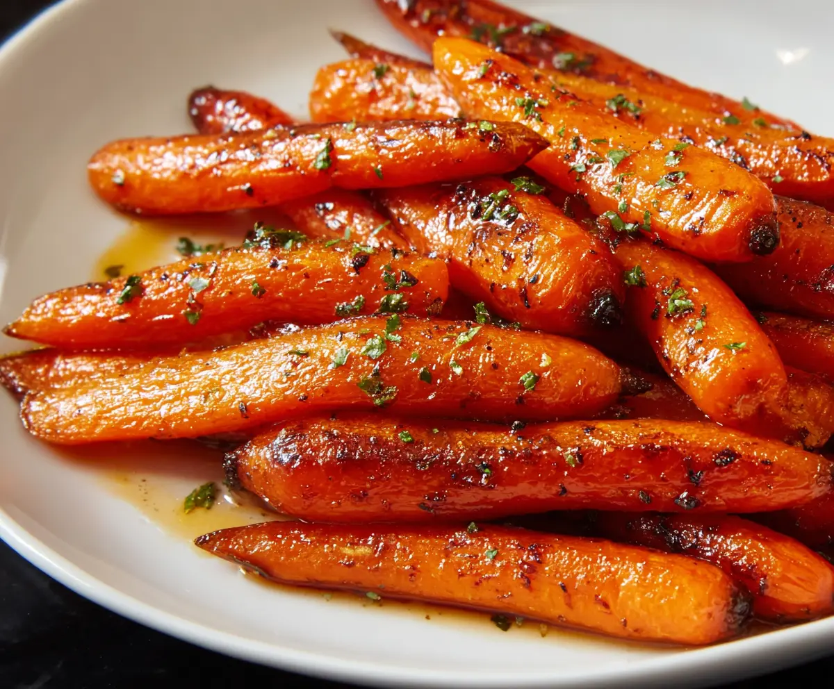 Easy Honey Glazed Roasted Carrots