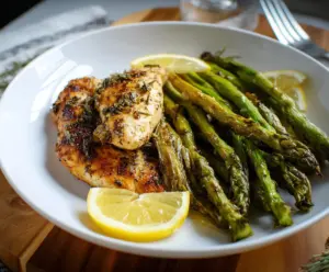 Lemon Herb Chicken with Asparagus