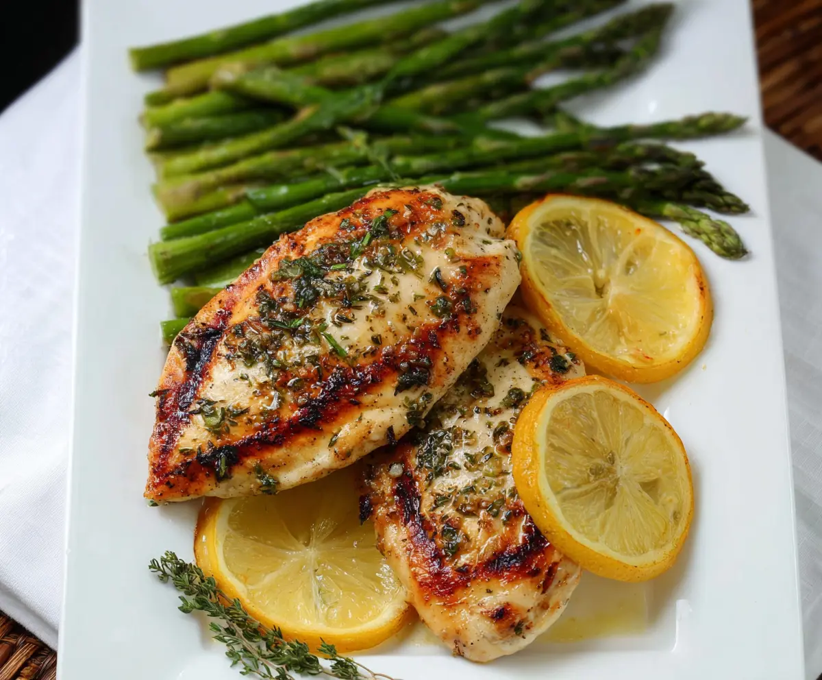 Easy Lemon Herb Chicken & Asparagus