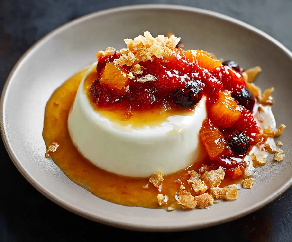 Creamy Orange Honey Panna Cotta