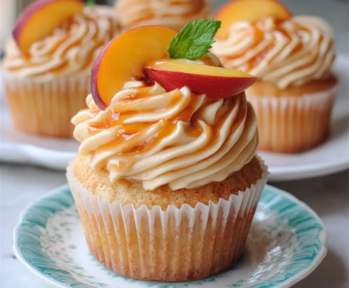 Peach Bellini Cupcakes Recipe