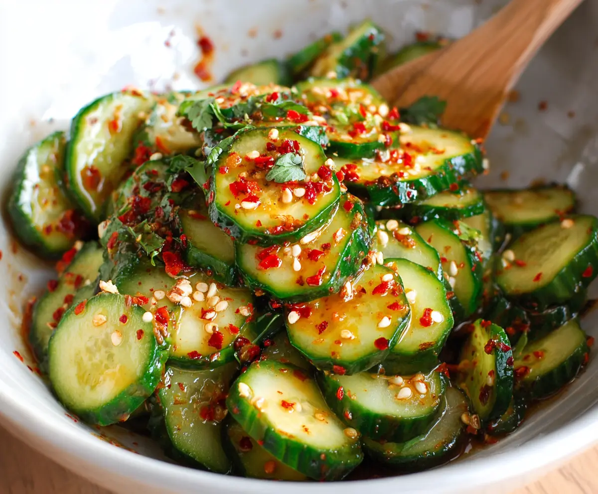 Easy Spicy Cucumber Salad Recipe