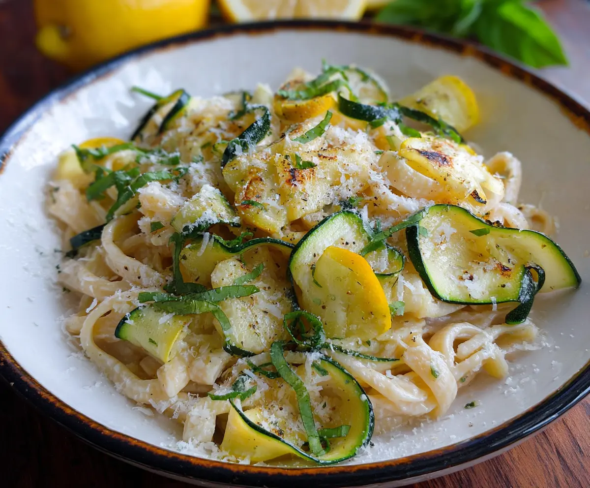 Easy Lemon Ricotta Pasta with Zucchini