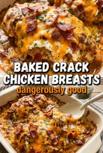Baked Crack Chicken Breasts
