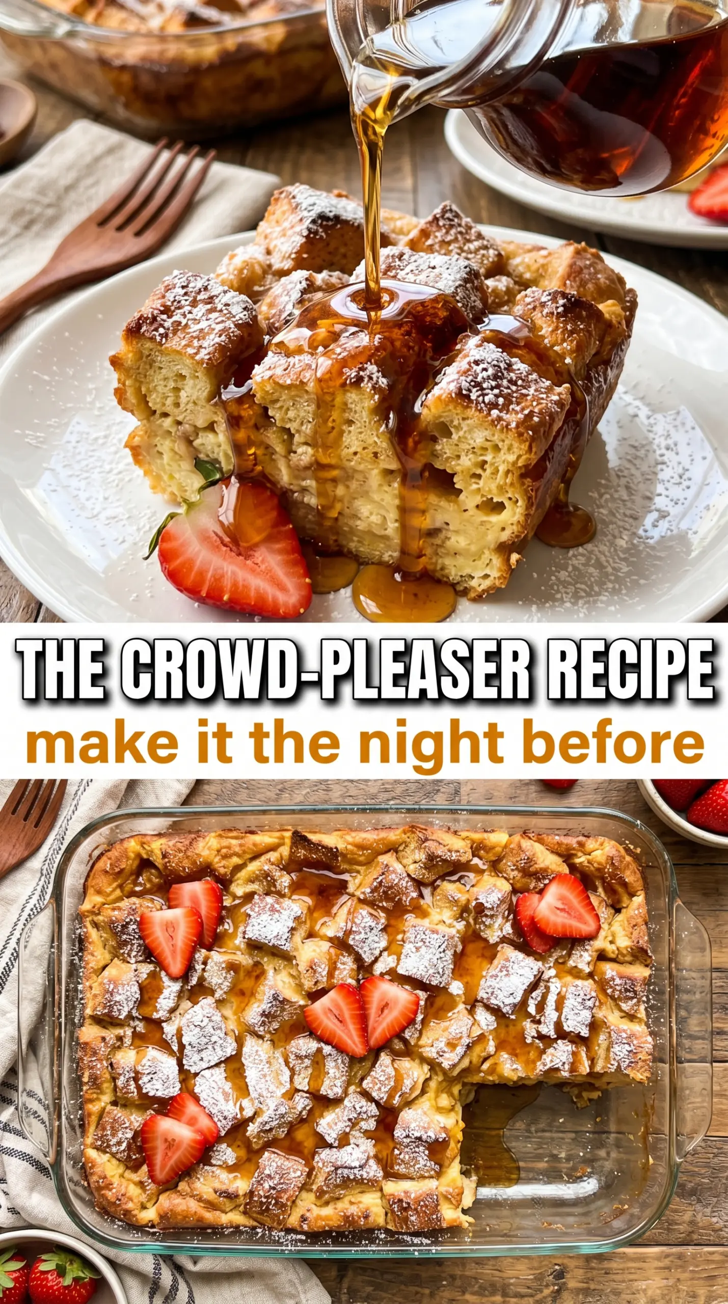 Prepared recipe ready to serve