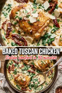 Baked Tuscan Chicken