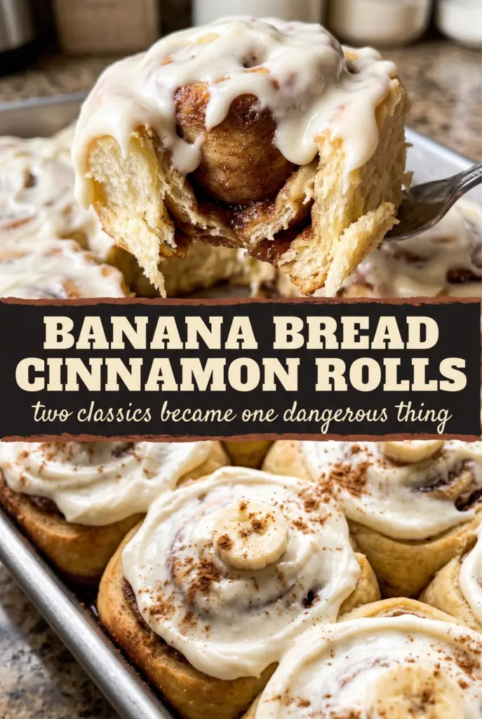 Banana Bread Cinnamon Rolls
