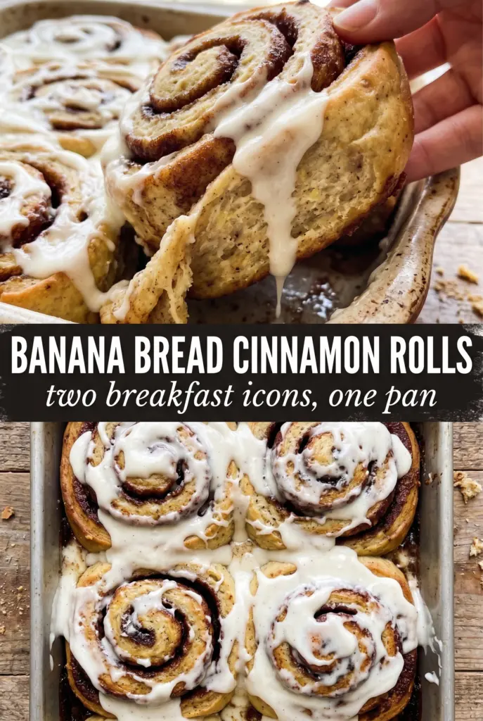 Banana Bread Cinnamon Rolls