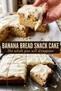 Banana Bread Snack Cake