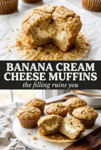 Banana Cream Cheese Muffins