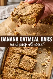 Banana Oatmeal Bars