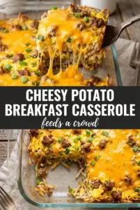 Cheesy Potato Breakfast Casserole