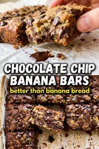 Chocolate Chip Banana Bars