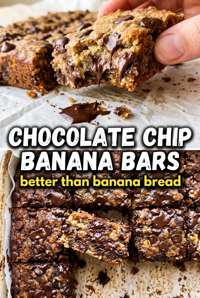 Chocolate Chip Banana Bars