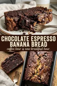 Chocolate Espresso Banana Bread