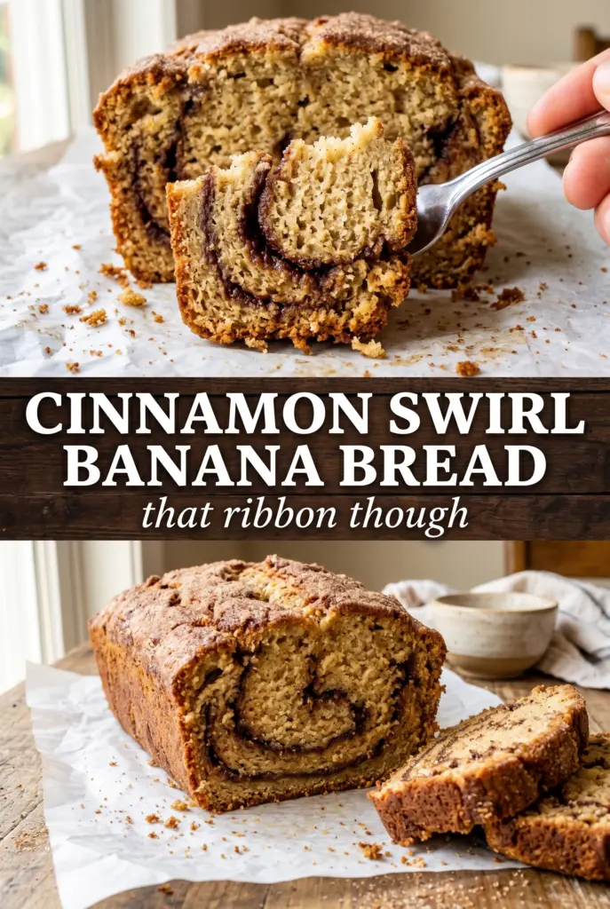 Cinnamon Swirl Banana Bread