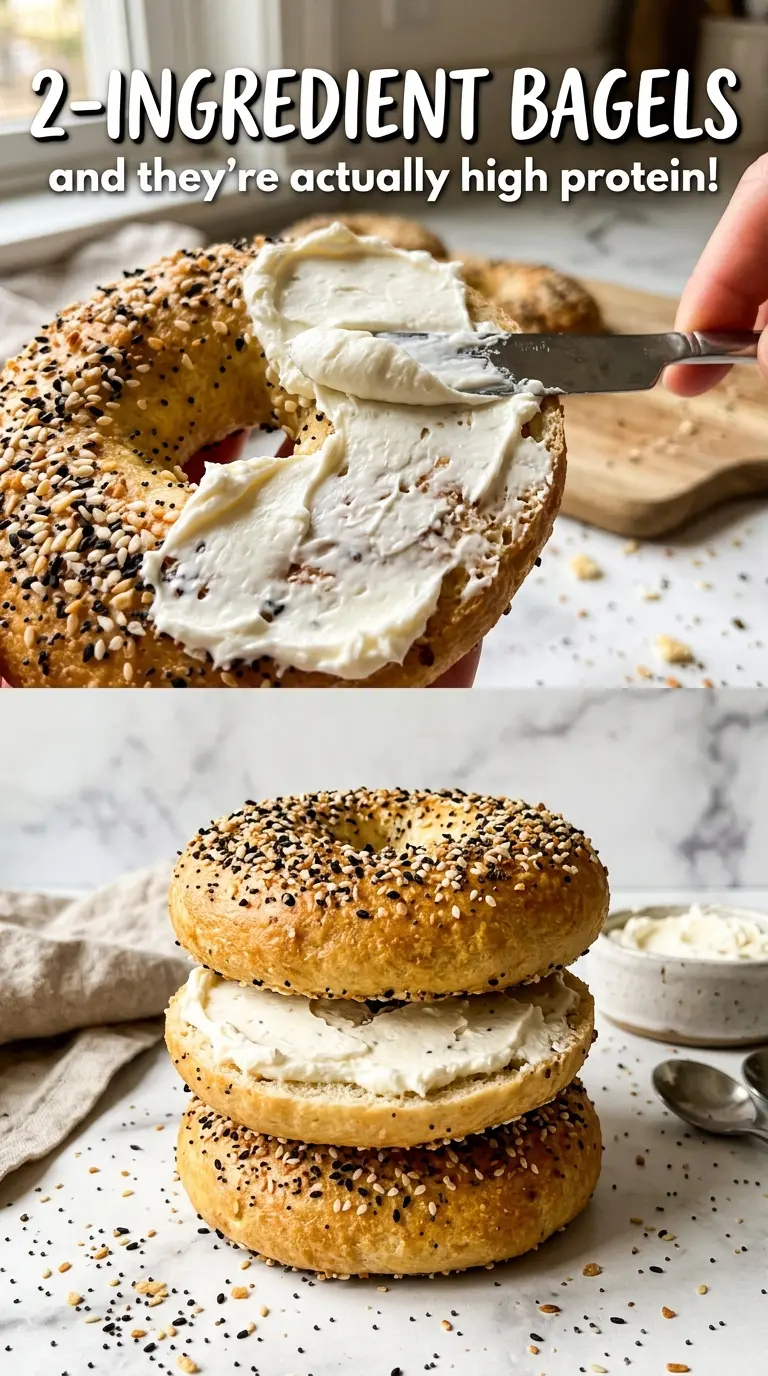 Cottage Cheese Flagels golden chewy