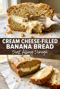 Cream Cheese-Filled Banana Bread
