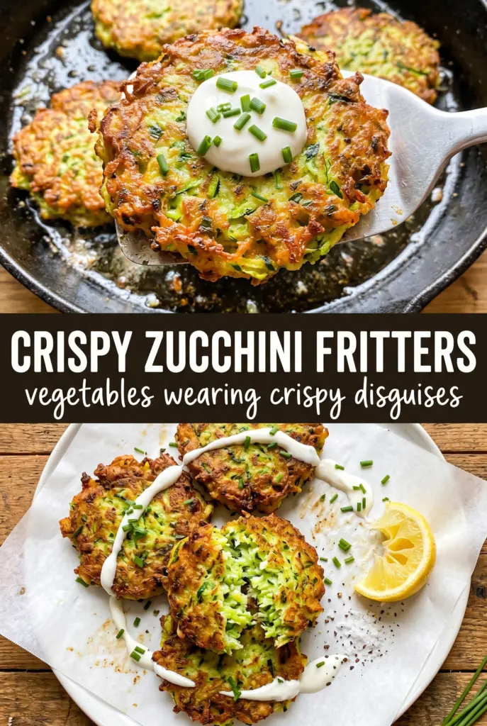 Crispy Zucchini Fritters