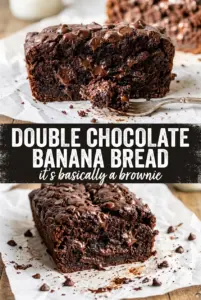 Double Chocolate Banana Bread