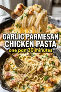 Garlic Parmesan Chicken Pasta