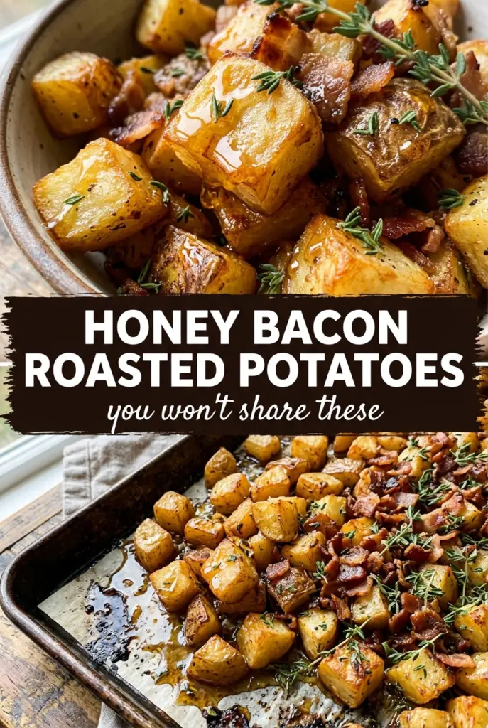 Honey Bacon Roasted Potatoes