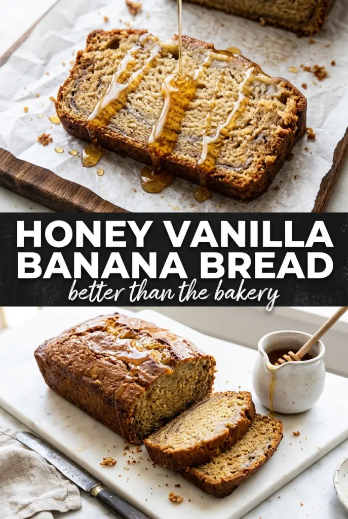 Honey Vanilla Banana Bread