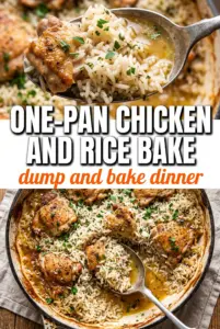 One-Pan Chicken and Rice Bake