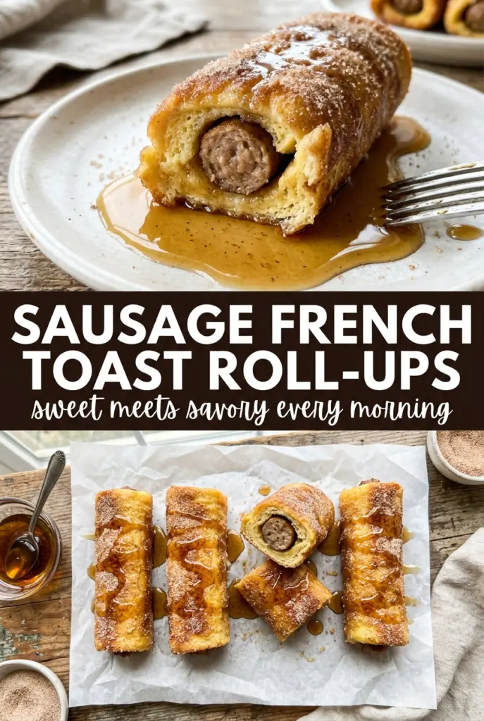Sausage French Toast Roll-Ups