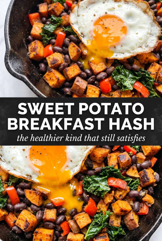 Sweet Potato Breakfast Hash with Black Beans