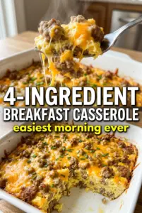 4-Ingredient Sausage Breakfast Casserole