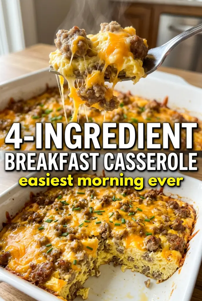 4-Ingredient Sausage Breakfast Casserole