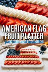 American Flag Fruit Platter
