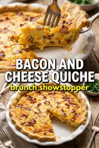Bacon and Cheese Quiche