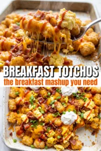 Bacon, Egg, and Cheese Breakfast Totchos