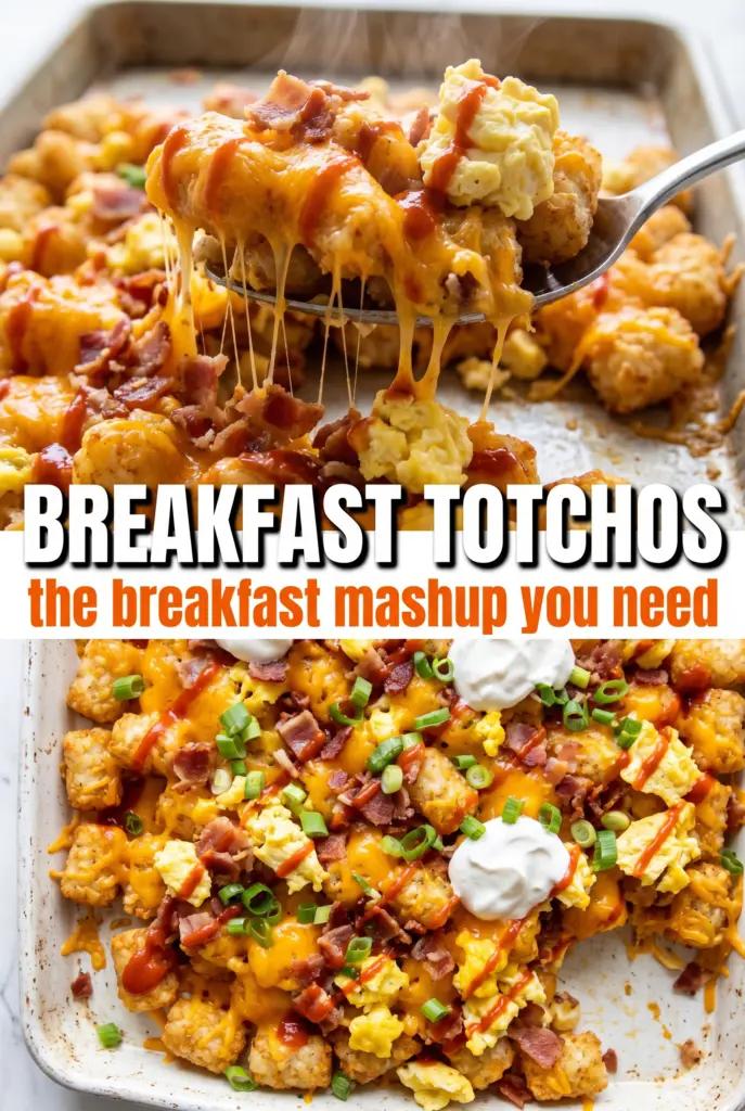 Bacon, Egg, and Cheese Breakfast Totchos
