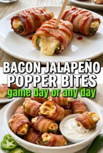 Bacon Jalapeño Popper Bites