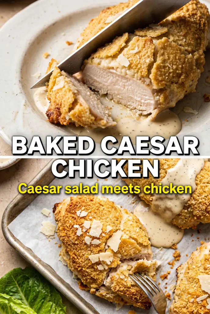 Baked Caesar Chicken