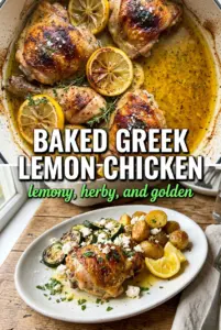 Baked Greek Lemon Chicken