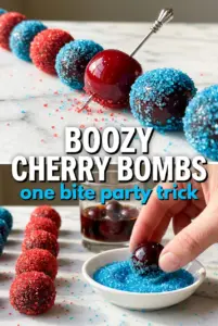 Boozy Cherry Bombs